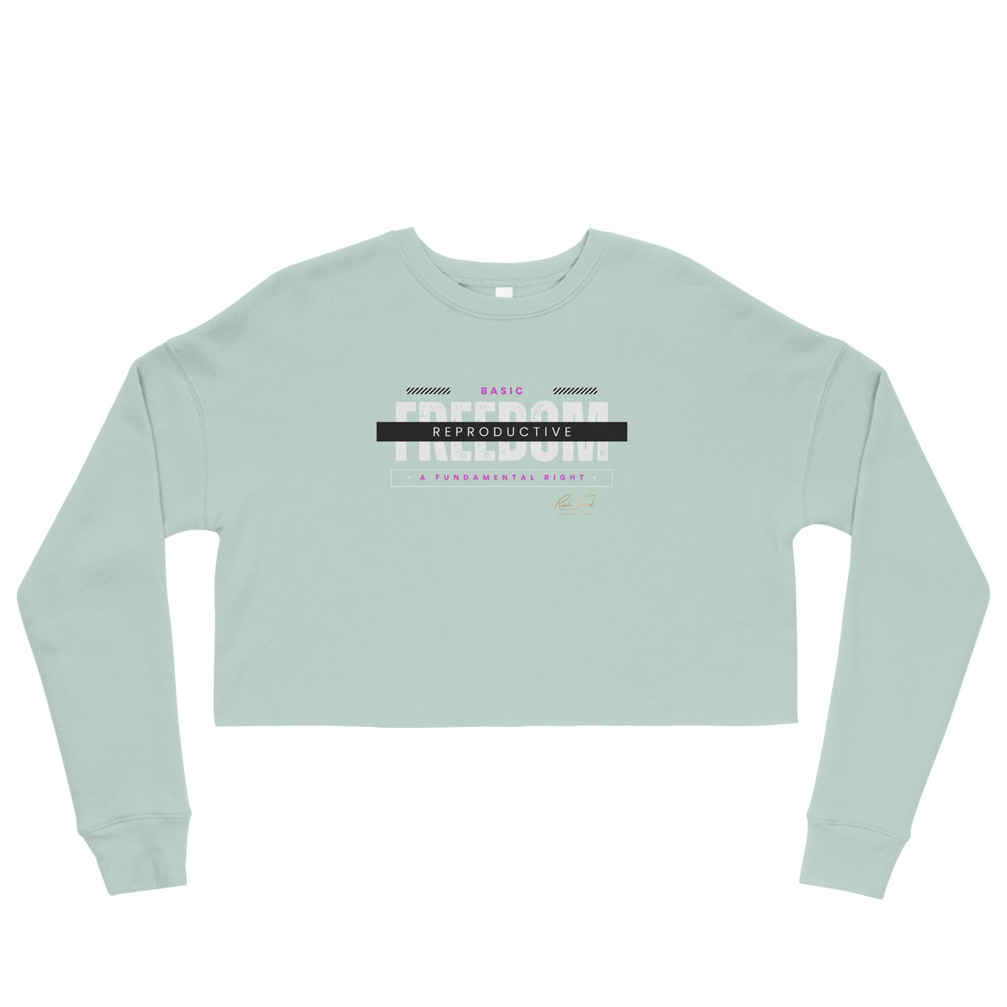 Reproductive Freedom Lifestye Crop Sweatshirt