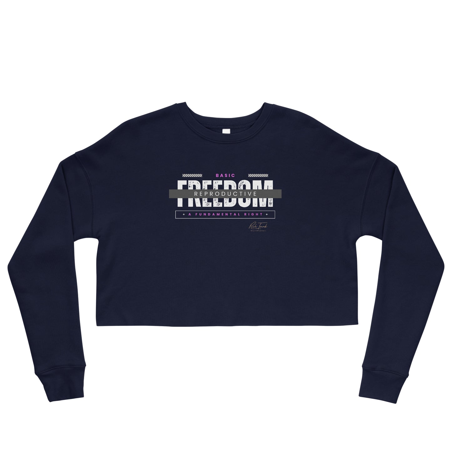 Reproductive Freedom Lifestye Crop Sweatshirt